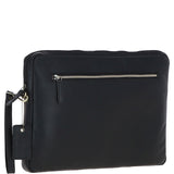 Leather Tablet Holder and A4 Sleeve Section Black: K-40
