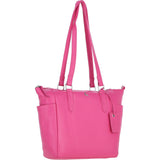 Ashwood Elegant Leather Tote Bag Hot Pink: Oxford