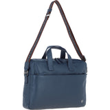 Brampton Leather Men's Laptop Bag Navy: 64547