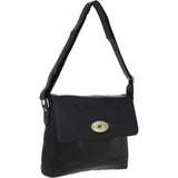Michigan Leather Messenger Bag Black : M-57
