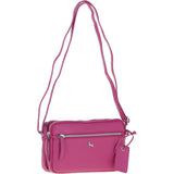 Ashwood Leather Crossbody X Shoulder Bag Berry: Sterling