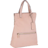 2 in 1 Leather Backpack Handbag Blush : 62237