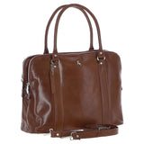 Large Leather Handbag Bridge/vt : Gina