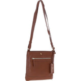 Ashwood Leather Smart Crossbody Bag 2 Tone Tan: 64638/cb-9