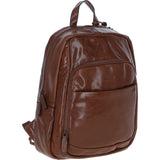 Vegetable Tanned Leather Backpack Chestnut : 11319