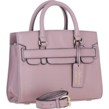Ashwood Leather Handbag with Detachable Crossbody Strap Wood Rose: 64747