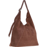 Ashwood Leather Brown Suede Bag: LB-6354