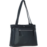 Ashwood Elegant Multi-Pocket Shoulder Bag Black: Newport