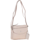 Ashwood Leather Ladies Crossbody Bag Mushroom: Glasgow
