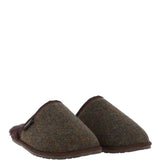 Fenland Classic Mens Slippers Tweed: Duke