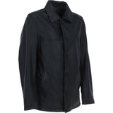 Ashwood Leather Brando Collared Jacket Black: AWM-BOX