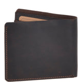Leather Oily Hunter Wallet Brown : 1881
