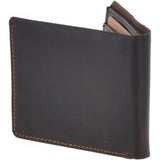 Leather Oily Hunter Wallet Brown : 1881