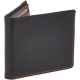 Leather Oily Hunter Wallet Brown : 1881