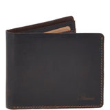 Leather Oily Hunter Wallet Brown : 1881