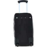 Luxurious Leather Wheeled Duffle Bag Black: pl-50
