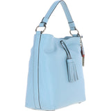 Ashwood Womens Leather Hobo Bag Winter Sky: J-10