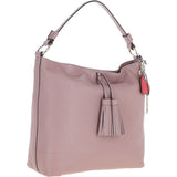 Ashwood Womens Leather Hobo Bag Wood Rose: J-10