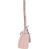 Ashwood Medium Leather Cross Body Bag Peach Whip: J-11