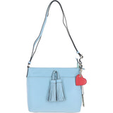 Ashwood Medium Leather Cross Body Bag Winter Sky: J-11