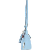 Ashwood Medium Leather Cross Body Bag Winter Sky: J-11