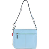 Ashwood Medium Leather Cross Body Bag Winter Sky: J-11
