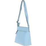 Ashwood Medium Leather Cross Body Bag Winter Sky: J-11