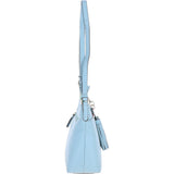 Ashwood Medium Leather Cross Body Bag Winter Sky: J-11