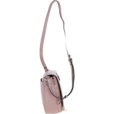 Ashwood Ladies Flap Over Leather Shoulder Bag Wood Rose: J-14