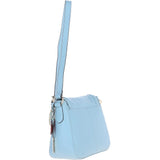 Ashwood Ladies Large Flap Over Leather Shoulder Bag Winter Sky: J-16