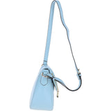 Ashwood Ladies Large Flap Over Leather Shoulder Bag Winter Sky: J-16