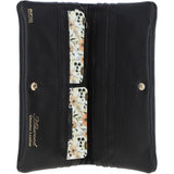 12 Card RFID Protected Leather Purse Black: J-56