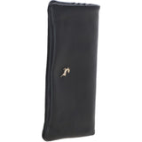 12 Card RFID Protected Leather Purse Black: J-56