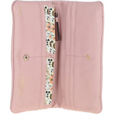 12 Card RFID Protected Leather Purse Peach Whip: J-56