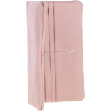 12 Card RFID Protected Leather Purse Peach Whip: J-56