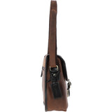 Ashwood Leather Saddle Bag Oily Brown: Jackson