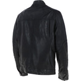 Trapper Mens Nappa Leather Jacket Black: Jason