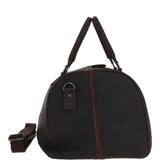 Large Vintage Leather Travel Holdall Brown: Jayden