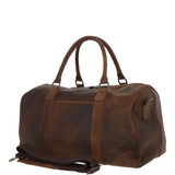 Large Vintage Leather Travel Holdall Tan: Jayden
