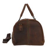 Large Vintage Leather Travel Holdall Tan: Jayden