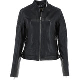 Leather Jacket Black: JESSY-2