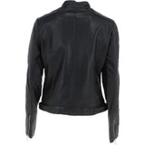 Leather Jacket Black: JESSY-2