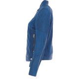Leather Jacket Blue: JESSY-2