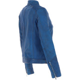 Leather Jacket Blue: JESSY-2
