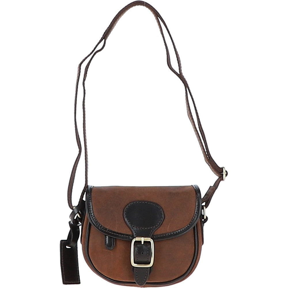 Ashwood Leather Small Saddle Bag Oily Brown: Jill