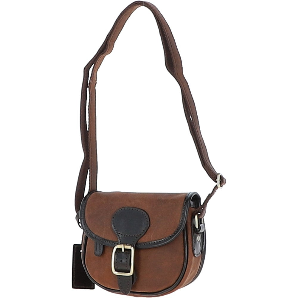 Ashwood Leather Small Saddle Bag Oily Brown: Jill