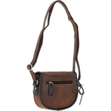Ashwood Leather Small Saddle Bag Oily Brown: Jill