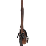 Ashwood Leather Small Saddle Bag Oily Brown: Jill