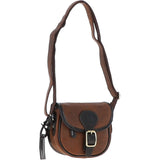 Ashwood Leather Small Saddle Bag Oily Brown: Jill