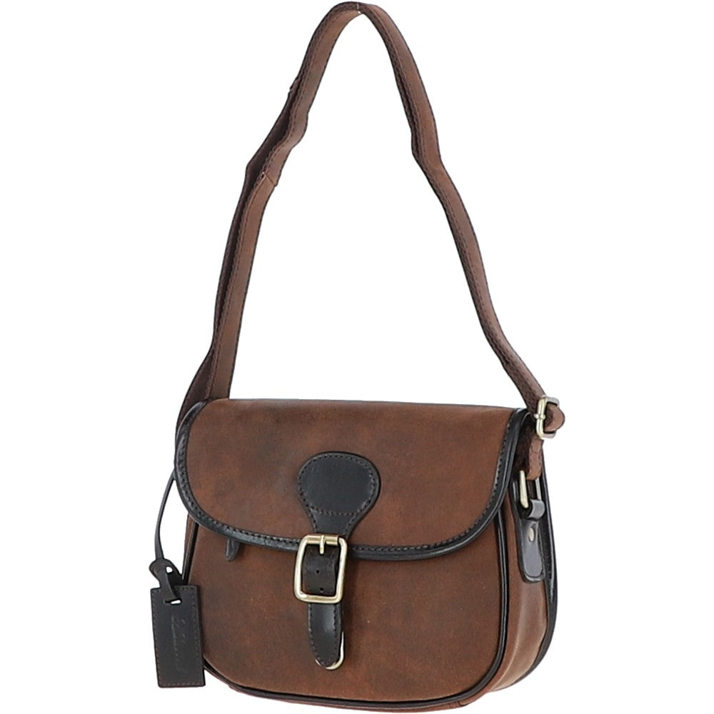 Ashwood Leather Small Saddle Bag Oily Brown: Joules